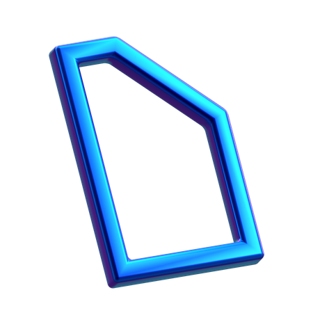 Formato da moldura  3D Icon