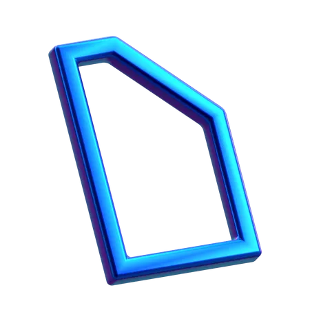 Formato da moldura  3D Icon