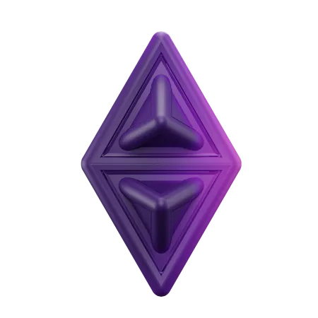 Forma de triângulo  3D Icon