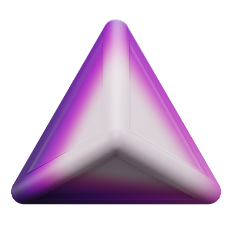 Forma de triângulo  3D Icon