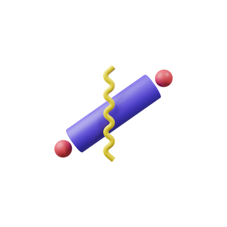 Formato de tubo  3D Illustration