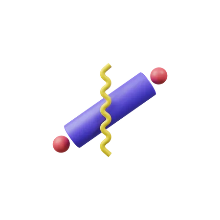 Formato de tubo  3D Illustration