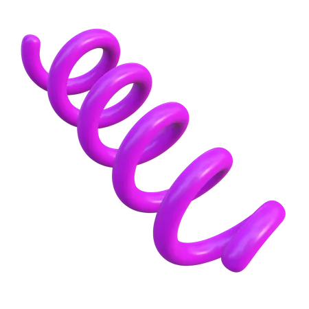 Forma espiral  3D Icon