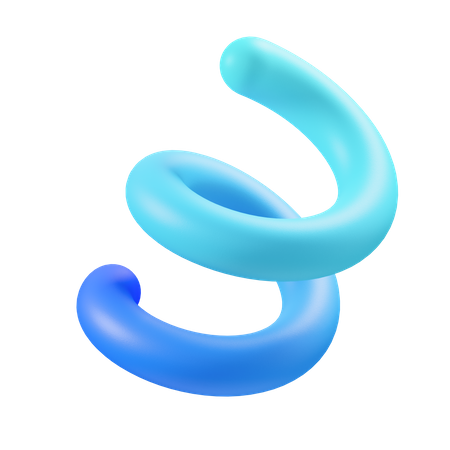 Forma espiral  3D Icon