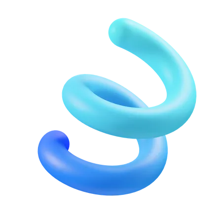 Forma espiral  3D Icon