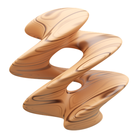 Forma espiral  3D Icon