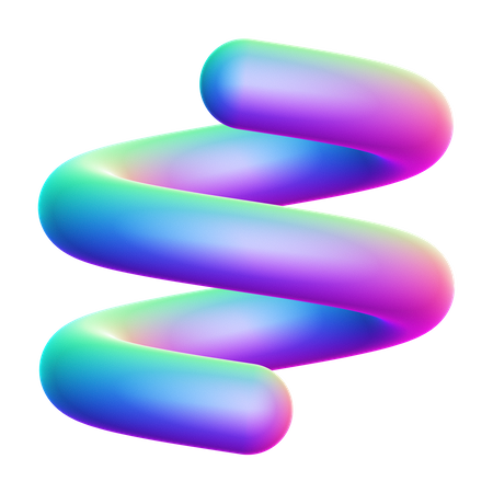 Forma espiral  3D Icon