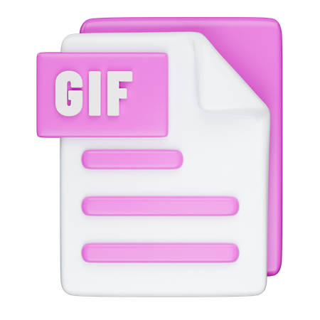 Formato gif  3D Icon