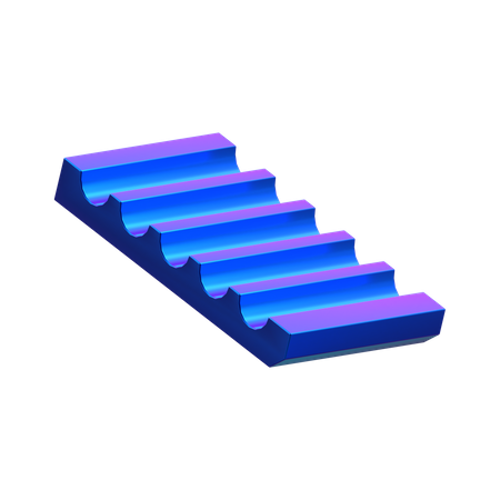 Forma iridescente  3D Icon