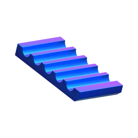 Forma iridescente  3D Icon