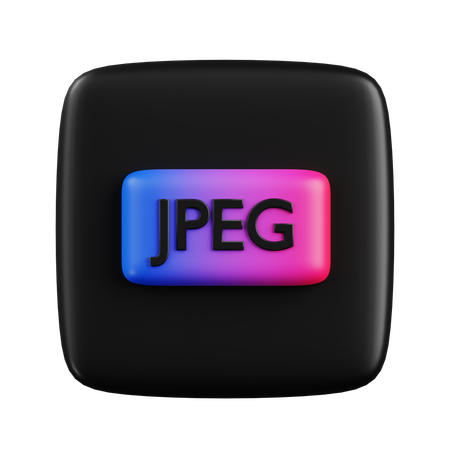 Formato JPEG  3D Icon