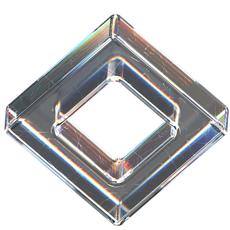 Forma quadrada  3D Icon