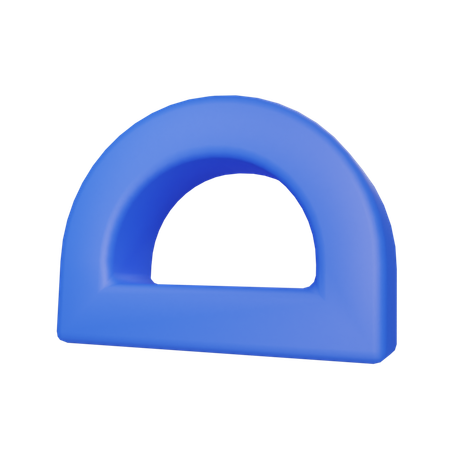 Forma redonda  3D Icon