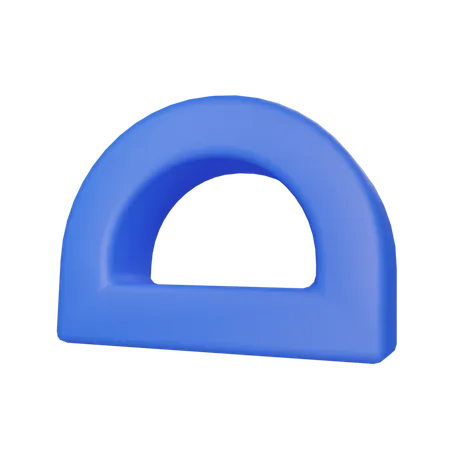 Forma redonda  3D Icon