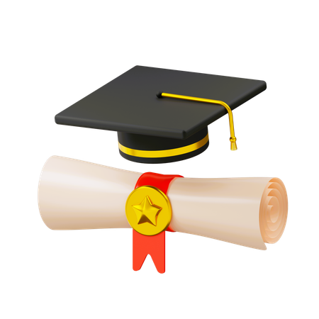 Graduação  3D Icon