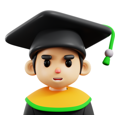 Graduação  3D Icon