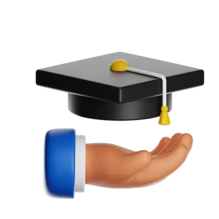 Graduação  3D Icon