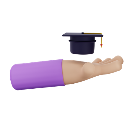 Graduação  3D Icon