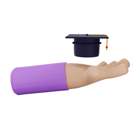 Graduação  3D Icon