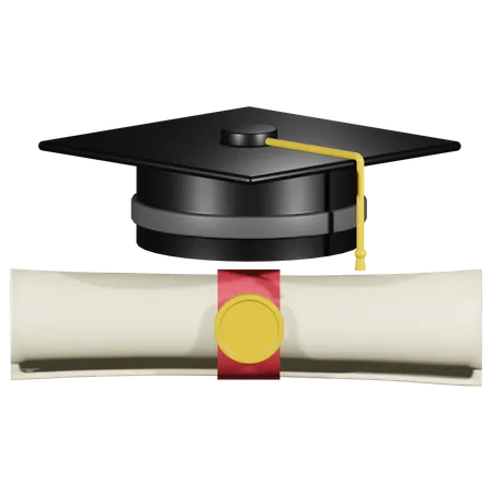 Graduação  3D Icon