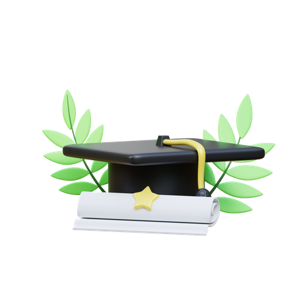 Graduação  3D Icon