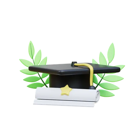 Graduação  3D Icon