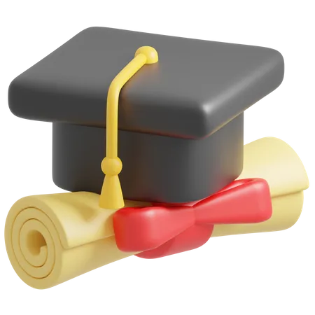 Graduação  3D Icon