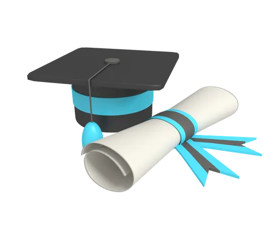 Graduação  3D Icon