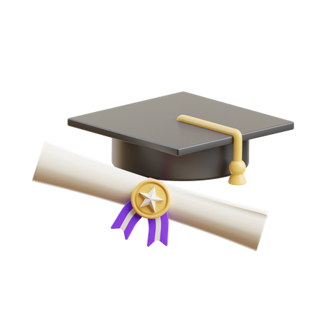 Graduação  3D Icon