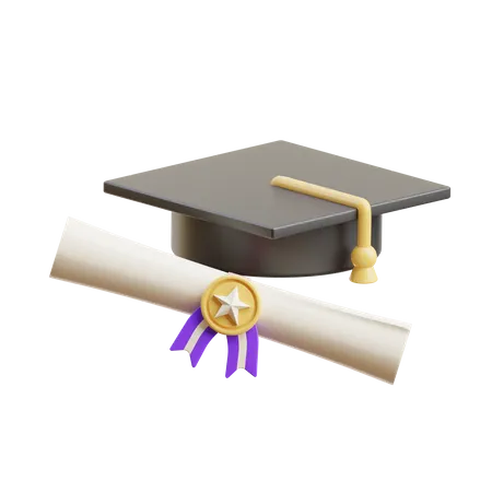 Graduação  3D Icon