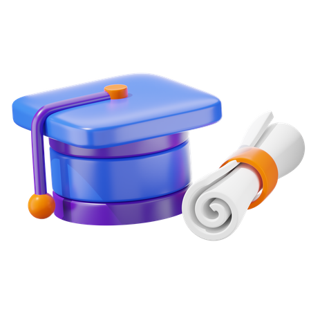 Graduação  3D Icon