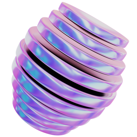 Forme abstraite  3D Icon