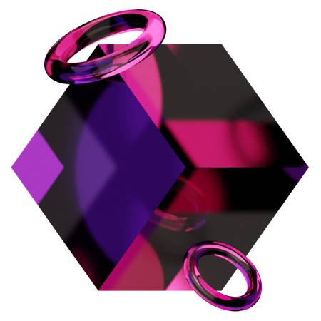 Forme abstraite  3D Icon