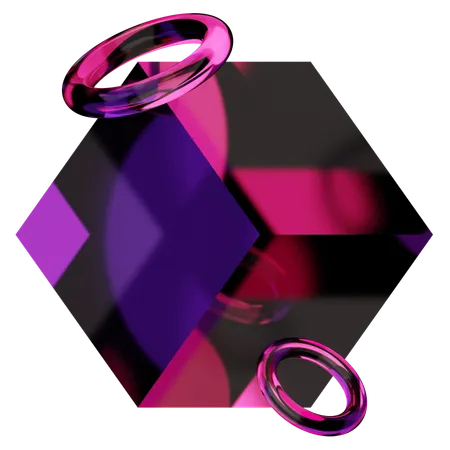 Forme abstraite  3D Icon