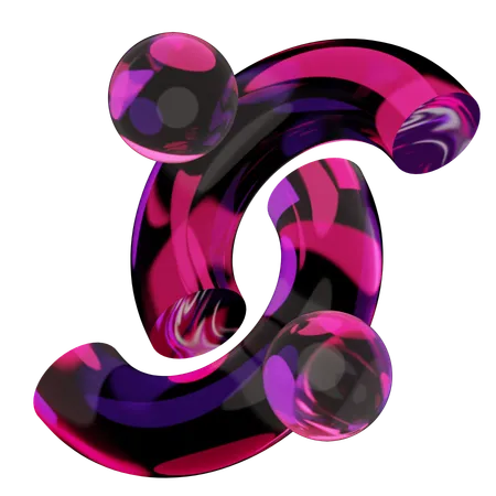 Forme abstraite  3D Icon