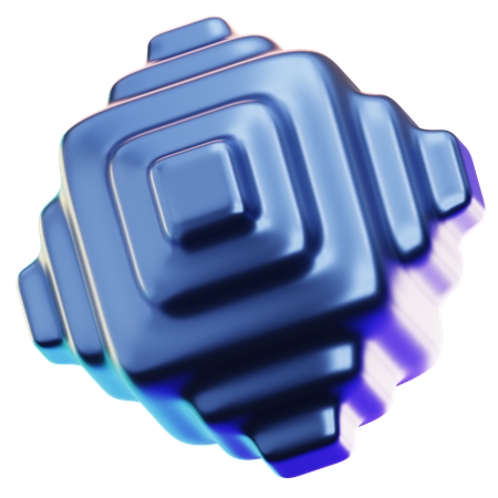 Forme abstraite  3D Icon