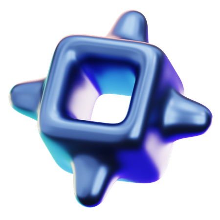 Forme abstraite  3D Icon