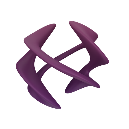 Forme abstraite  3D Icon