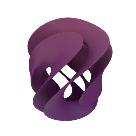 Forme abstraite  3D Icon