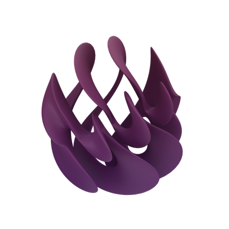 Forme abstraite  3D Icon