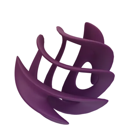 Forme abstraite  3D Icon