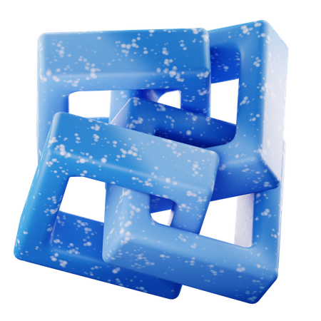 Forme abstraite  3D Icon