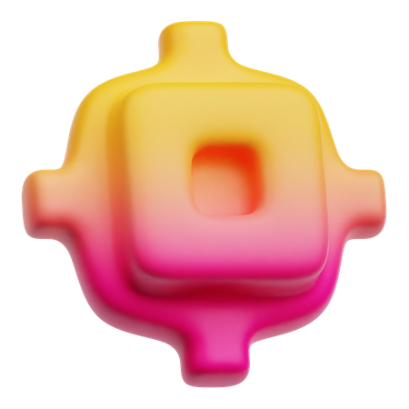Forme abstraite  3D Icon
