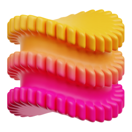 Forme abstraite  3D Icon
