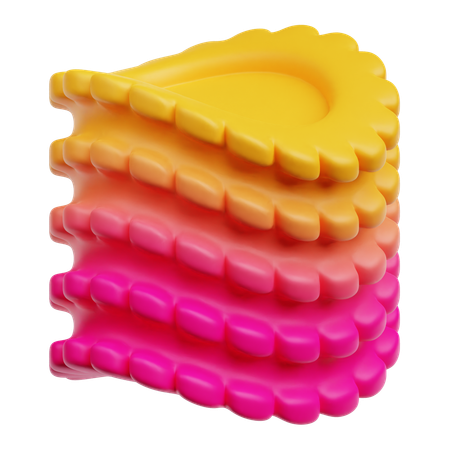 Forme abstraite  3D Icon