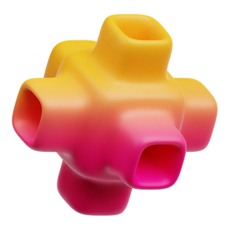 Forme abstraite  3D Icon