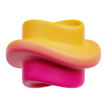 Forme abstraite  3D Icon