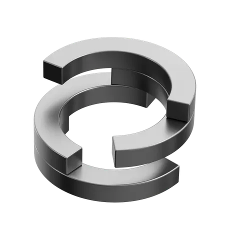 Forme abstraite  3D Icon