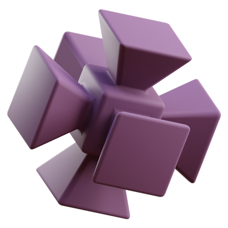 Forme abstraite  3D Icon