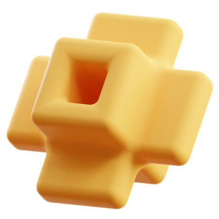 Forme abstraite  3D Icon